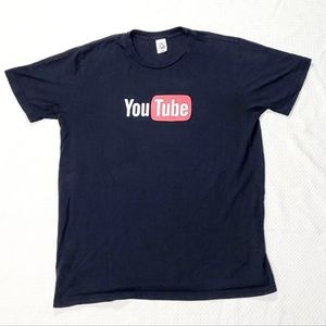 Rare Vintage YouTube Logo Mens Tee size Medium  Made in USA